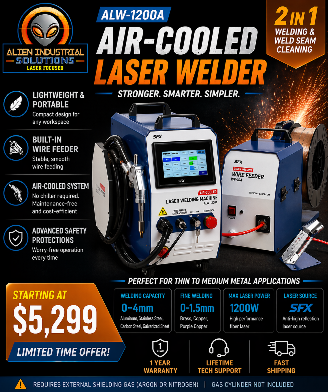 Air Cooled Laser Welding Machines