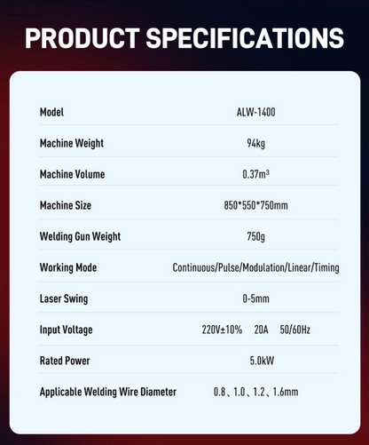 Air Cooled Laser Welding Machines