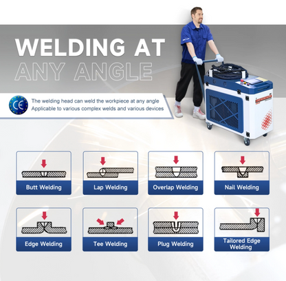 SFX 2-IN-1 Laser Welding & Seam Cleaning Machines - Liquid Cooled